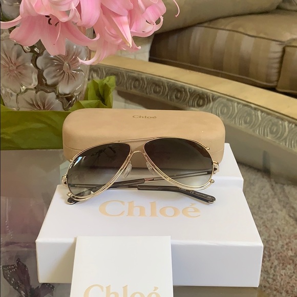 Chloe Accessories - Chloe women aviator sunglasses